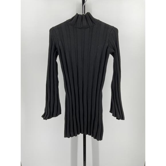 Lovers And Friends 'Taytay' Black Poly Sweater Dress Size S - Picture 2 of 6